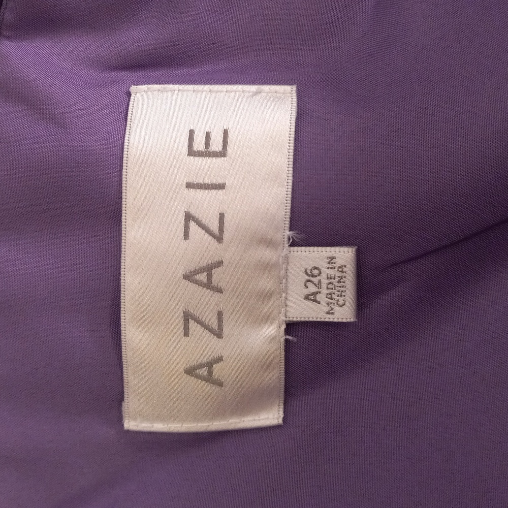 Azazie A26 Purple Evening Gown NEW - Picture 11 of 13